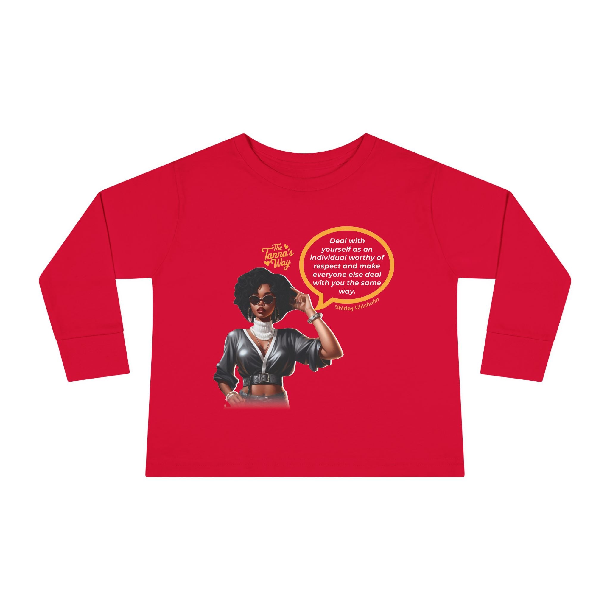 Shirley Chisholm | Toddler Long Sleeve Tee